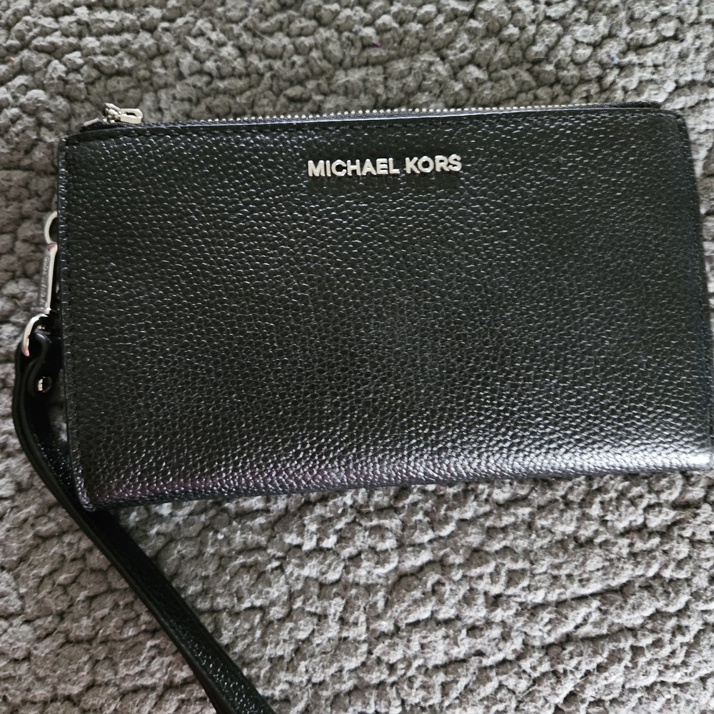 Michael Kors Black Wristlet